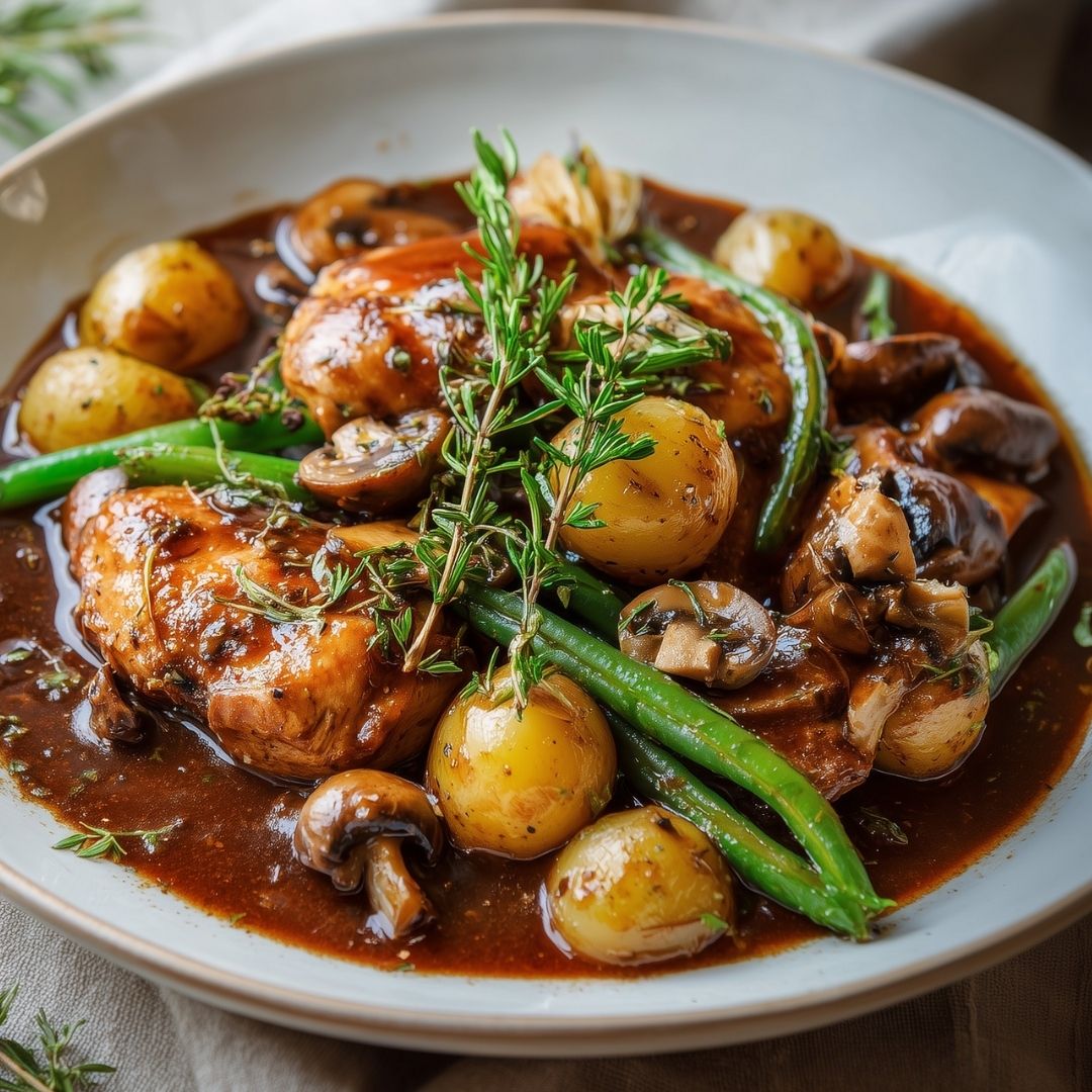 Hollands stoofpotje met jachtsaus