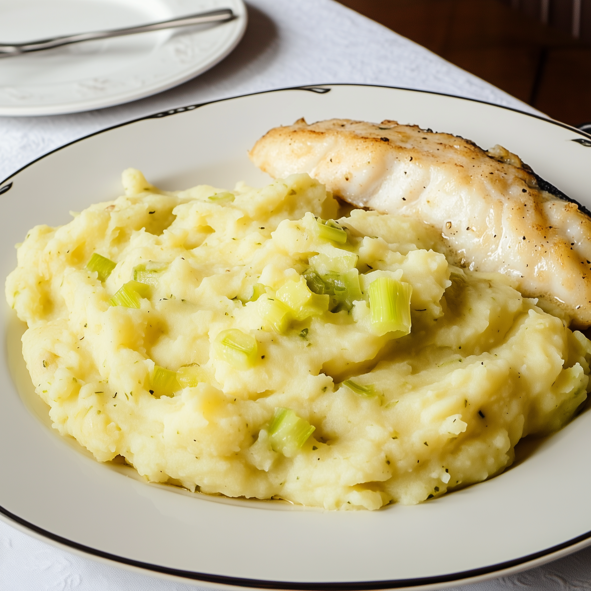 Preistamppot met witvis (koolhydraatarm)