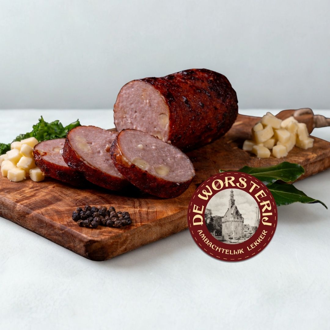 Nu ook voor thuis: Kaas grillworst van de Worsterij!