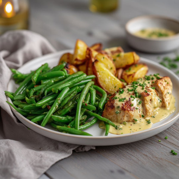 Kipfilet met bieslooksaus