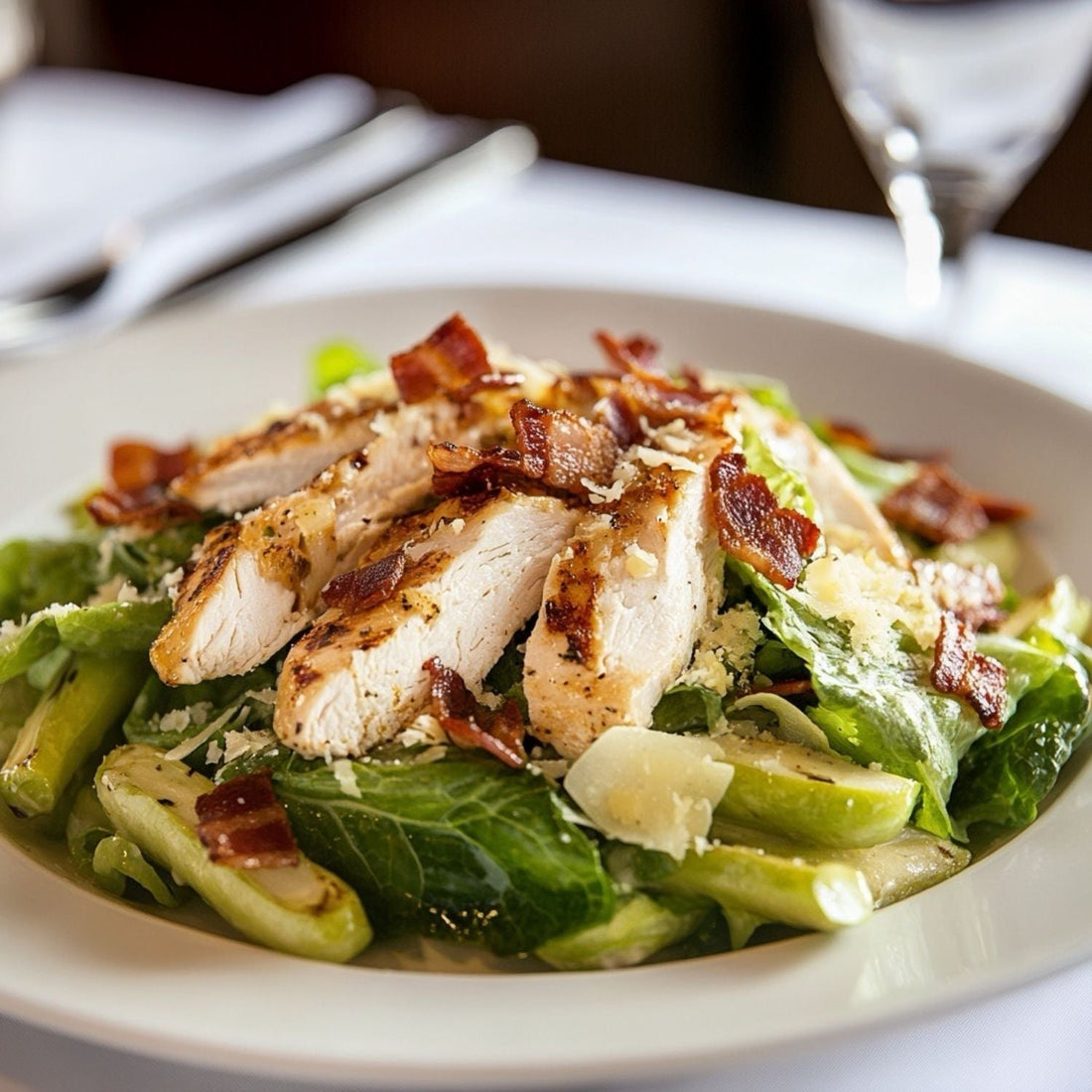 Koolhydraatarme Caesar salade