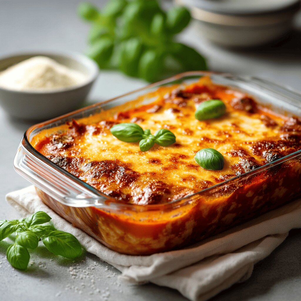 Recept: koolhydraatarme bolognese ovenschotel