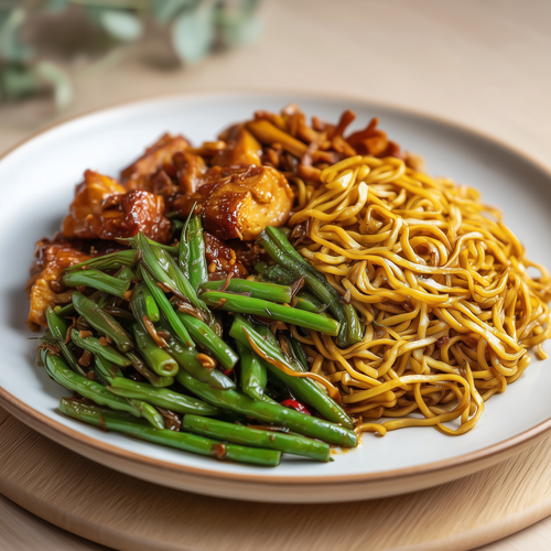 Bami goreng met kip ketjap