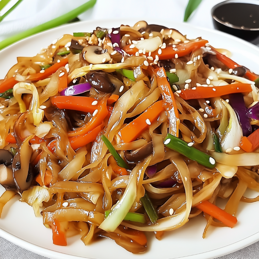 Oosterse roerbakmie (koolhydraatarm)