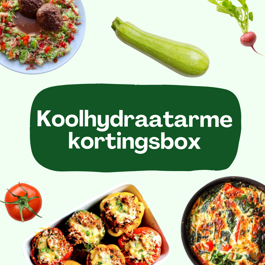 Koolhydraatarme kortingsbox