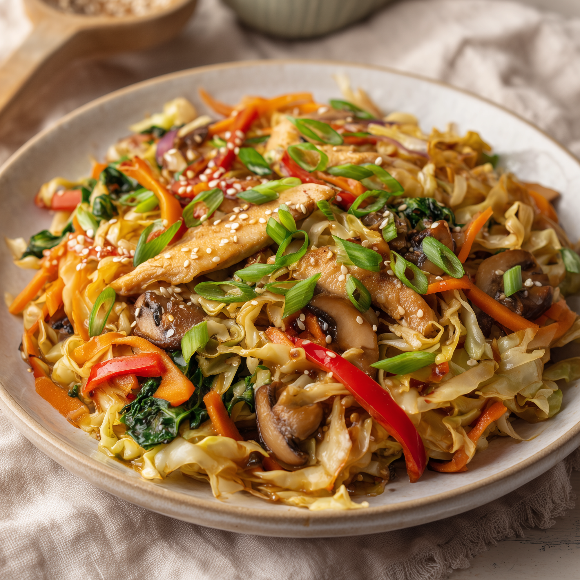 Oosterse roerbakmie (koolhydraatarm)