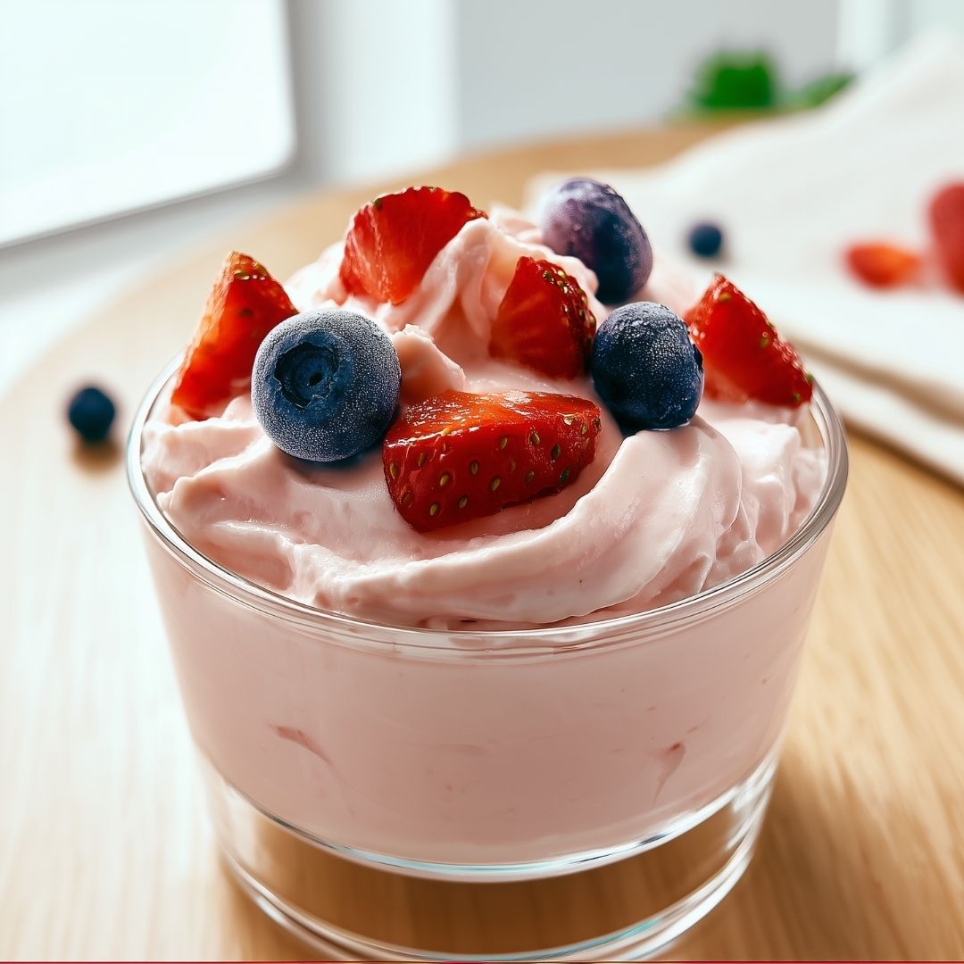 Aardbei mousse