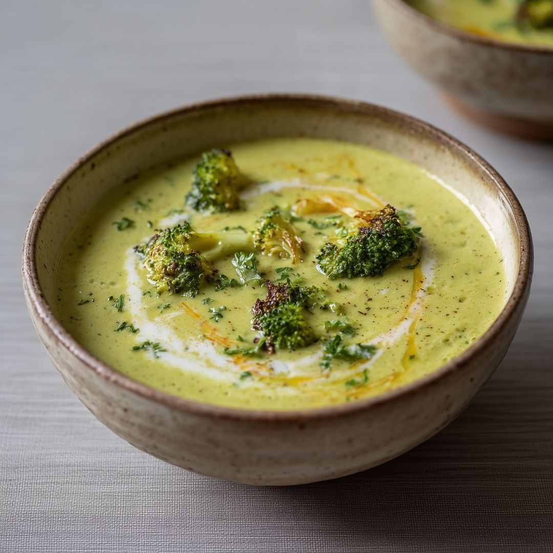 Broccoli-kerrie soep