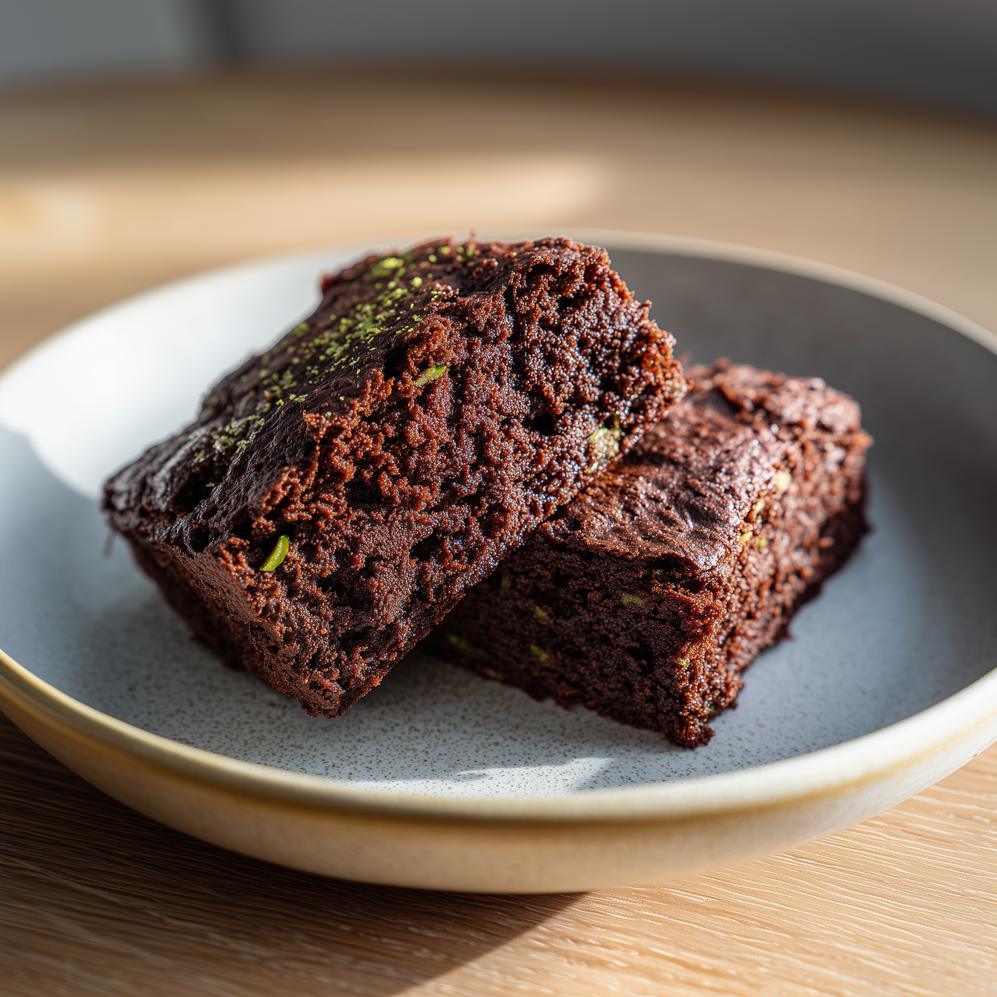 Courgette brownie
