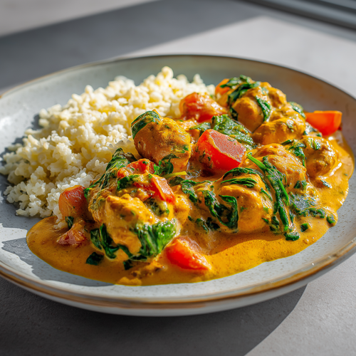 Butter chicken (koolhydraatarm)