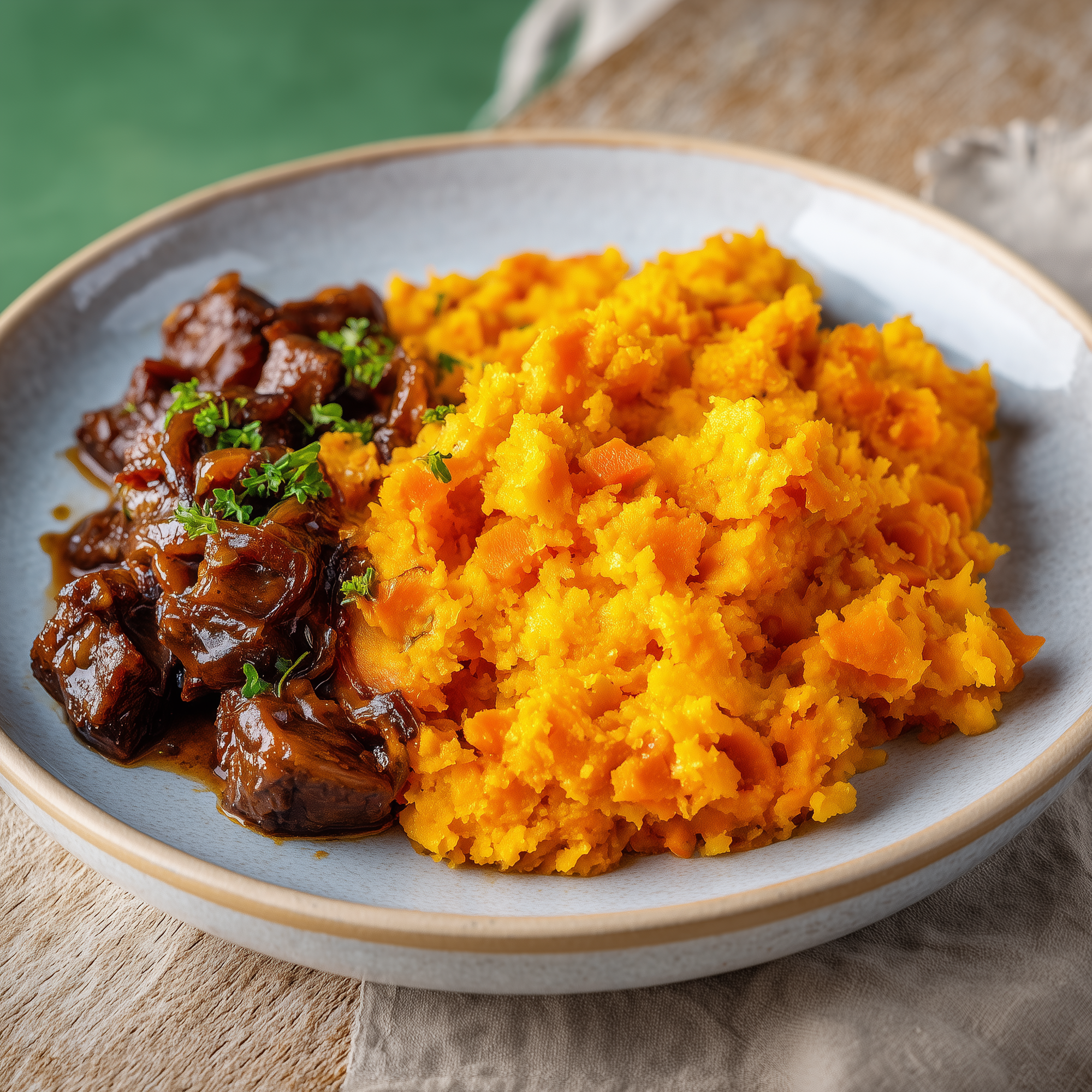 Hutspot met hachee (koolhydraatarm)