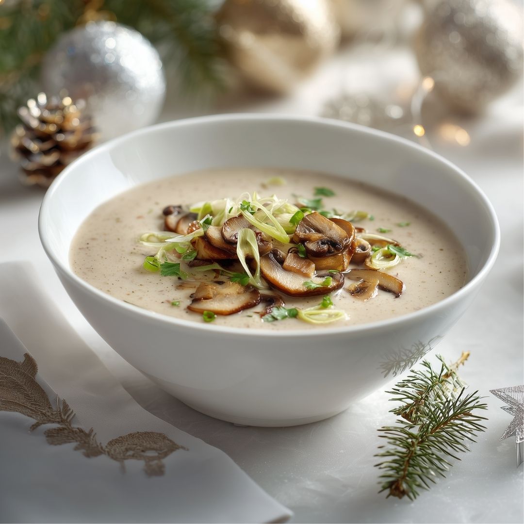 Bospaddenstoelen soep