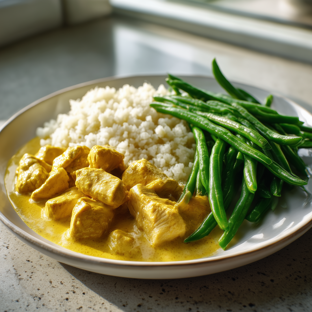 Kip kerrie (koolhydraatarm)