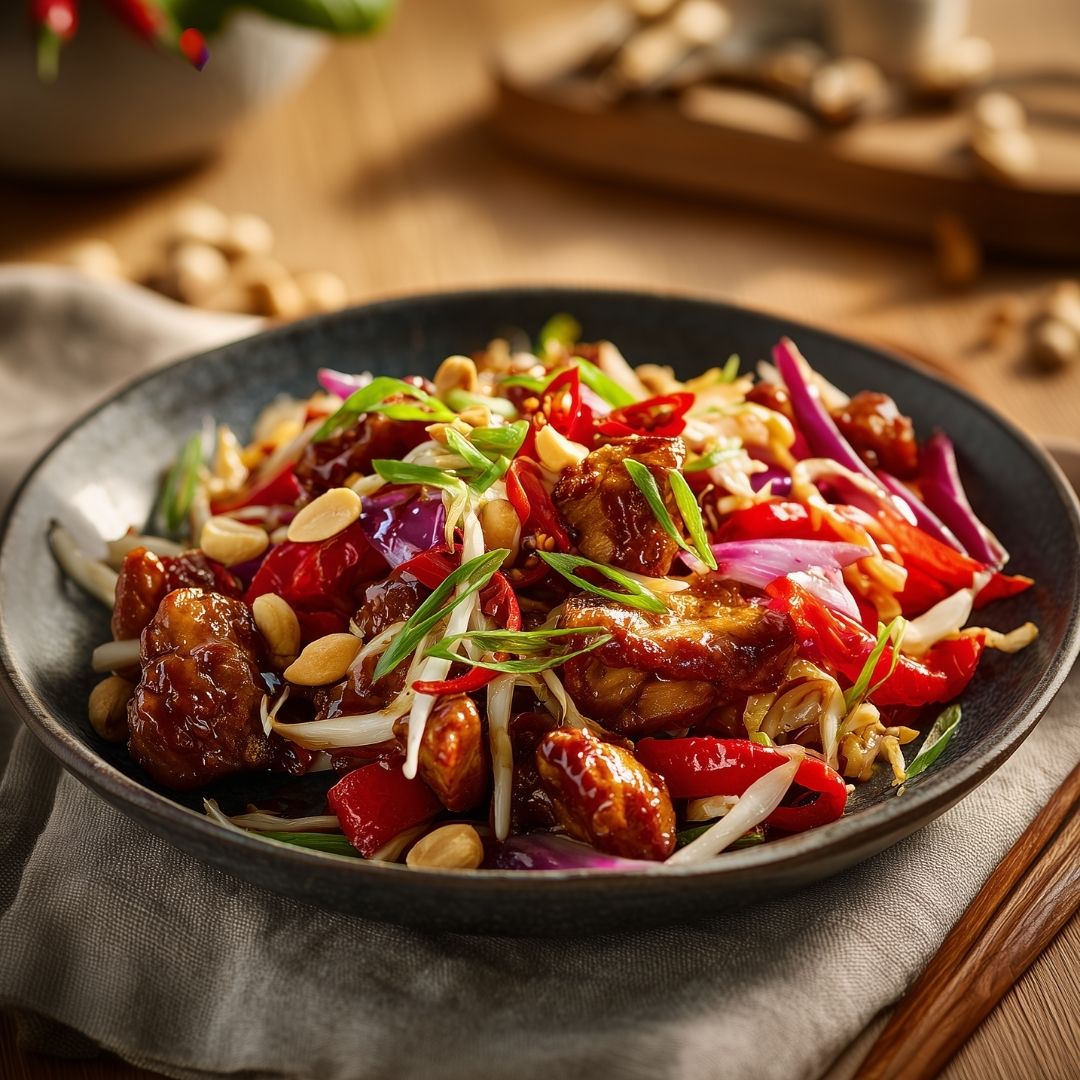 Kung pao kip (koolhydraatarm)