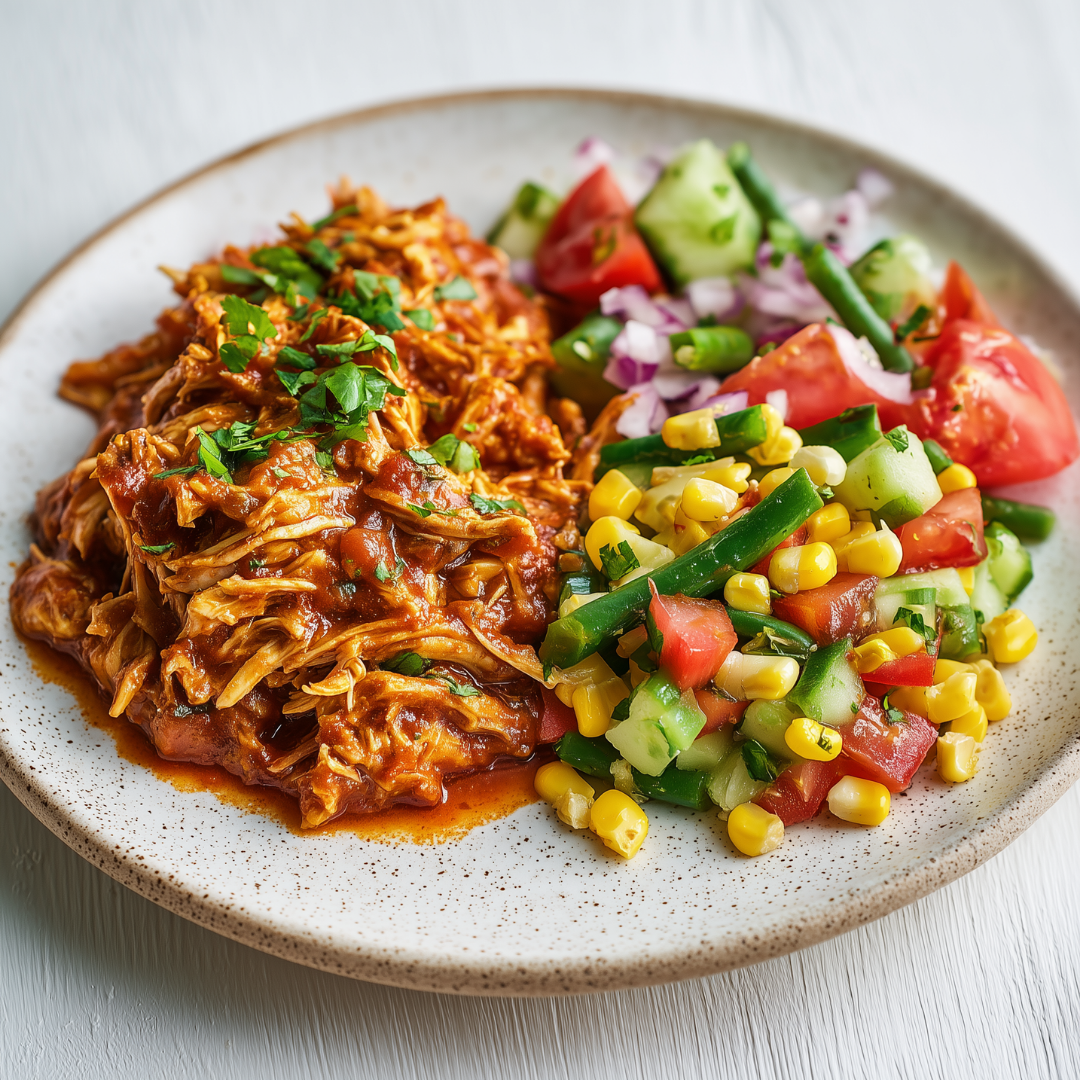 Mexicaanse pulled chicken