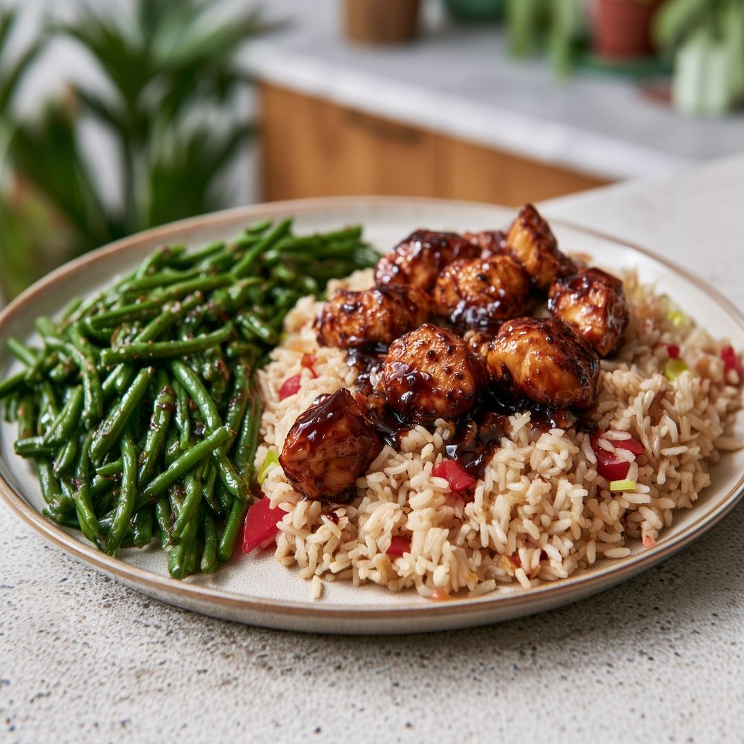 Nasi goreng met kip ketjap