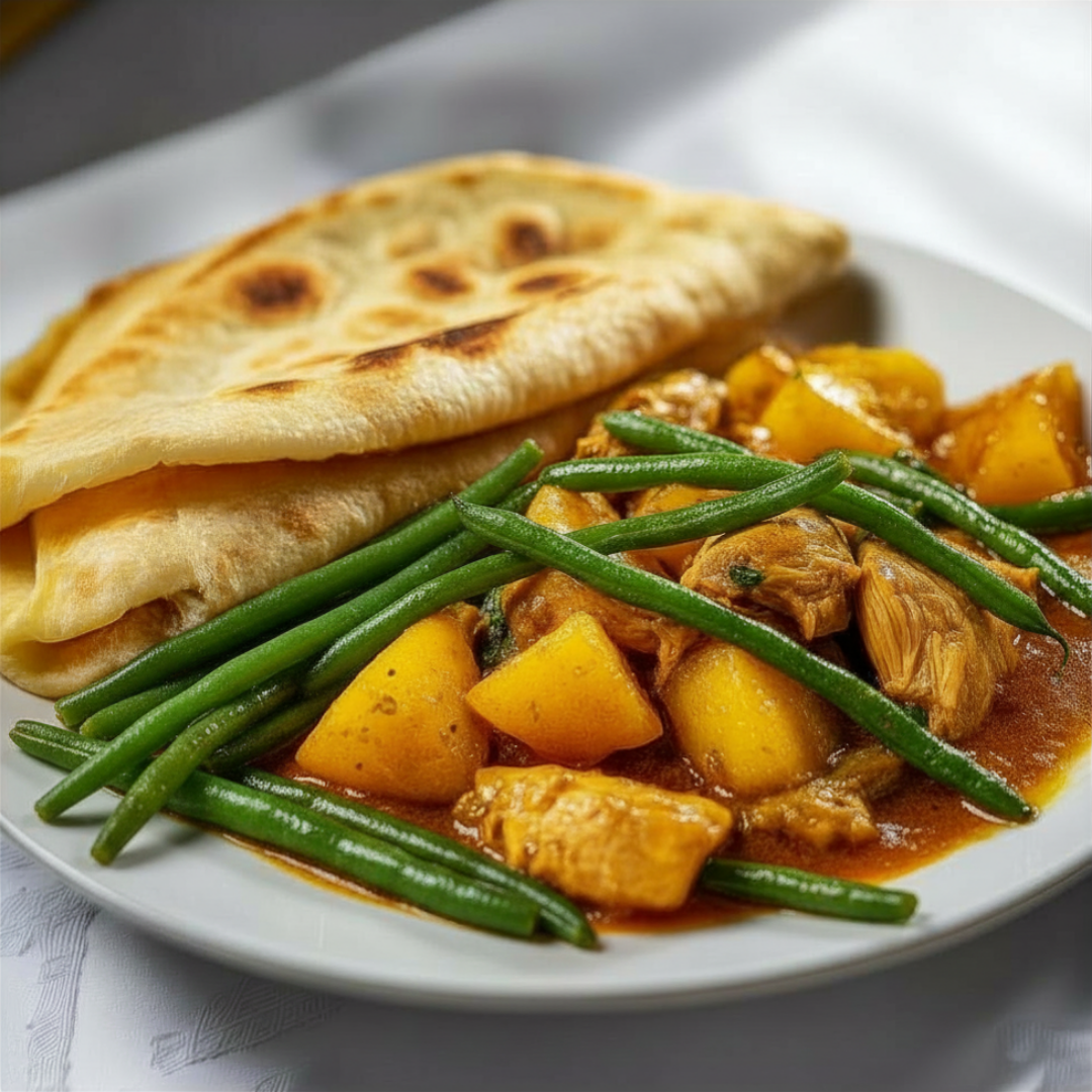 Surinaamse roti met kip