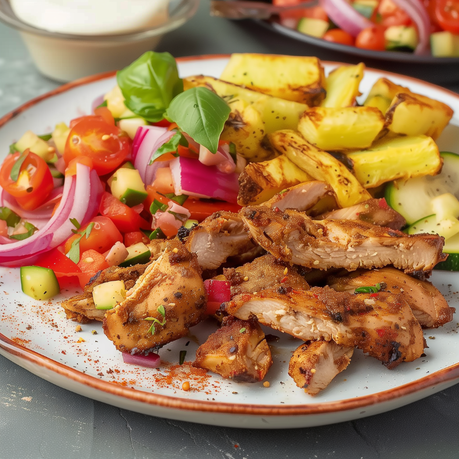 Nieuw: Shoarma met salsasalade (koolhydraatarm)