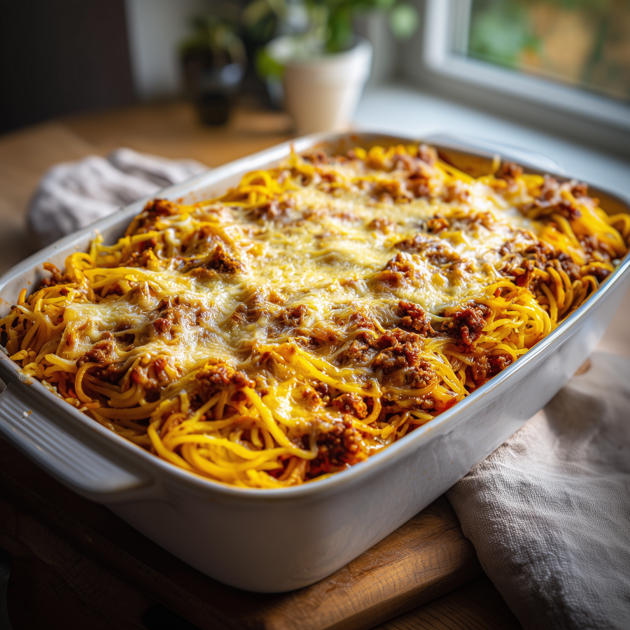 Spaghetti bolognese uit de oven (koolhydraatarm)