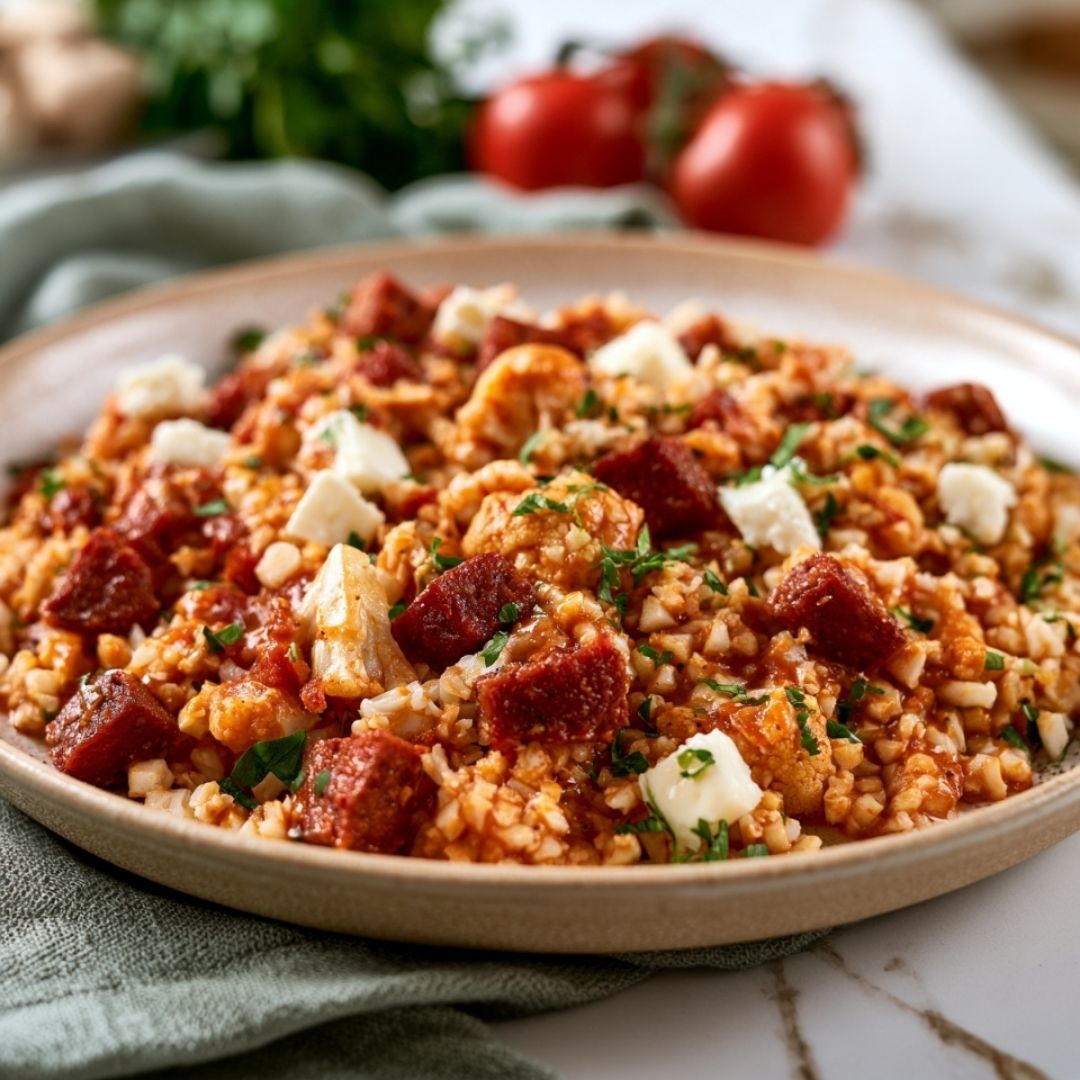 tomaten kha risotto chorizo feta.jpg