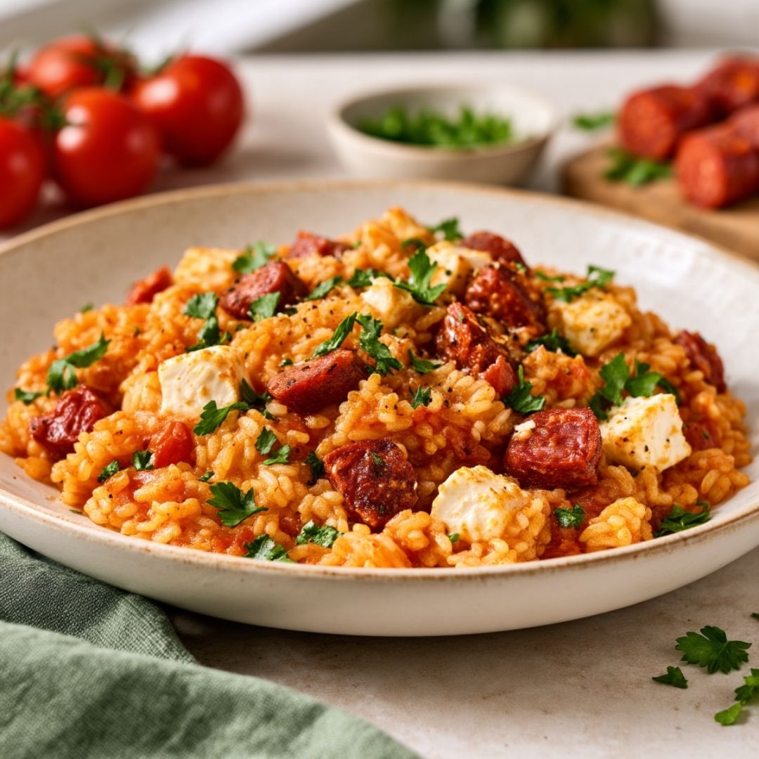 tomatenrisotto chorizo feta.jpg