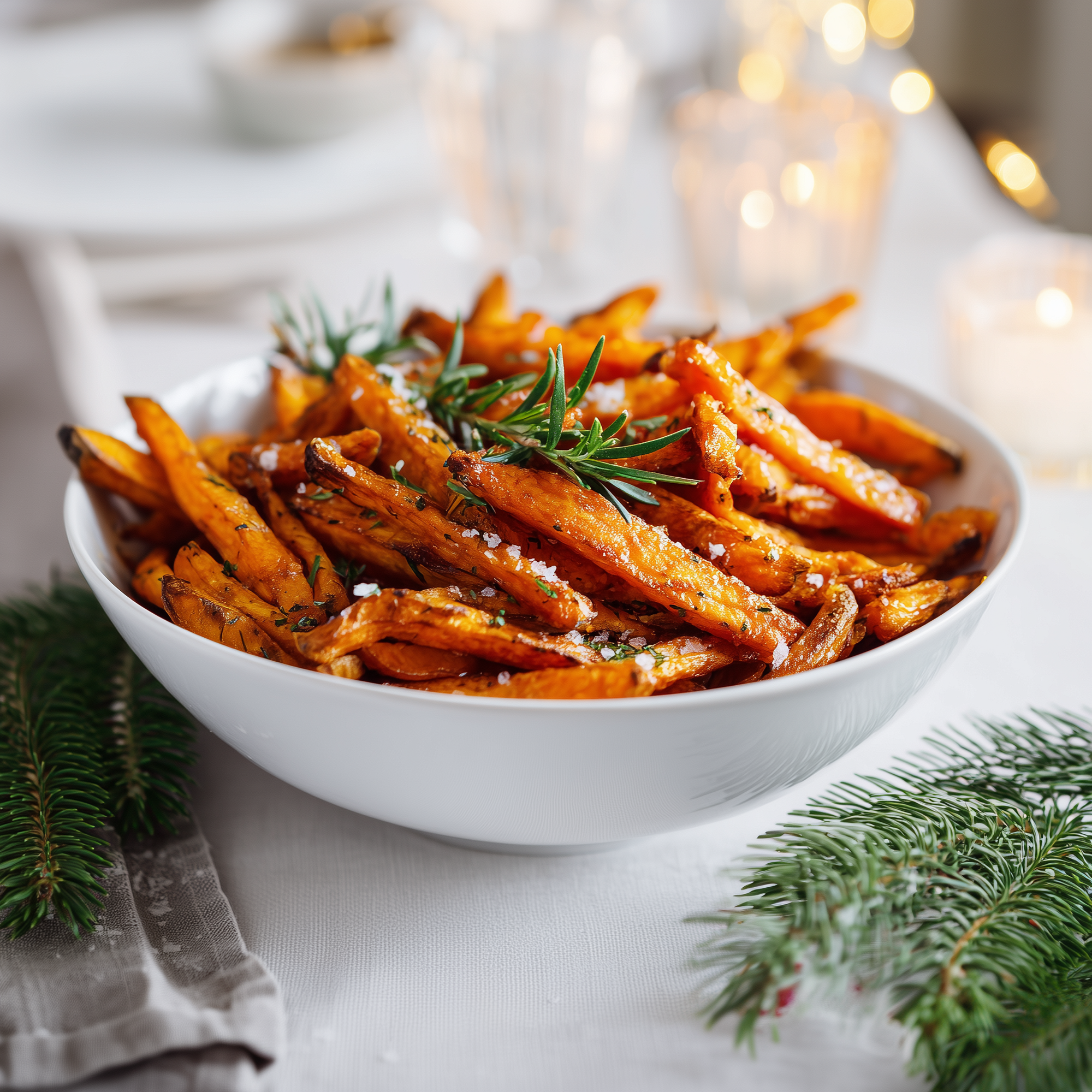 Zoete aardappel friet