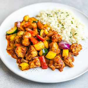 Kip Piri Piri met bloemkoolrijst (Koolhydraatarm)