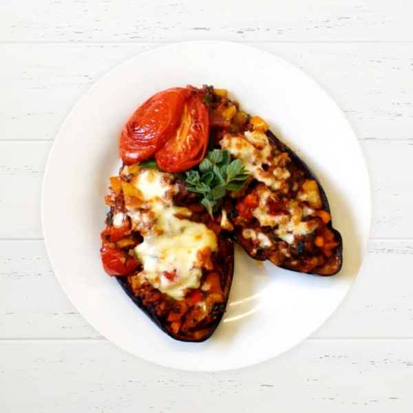 Gevulde aubergines á la ThuysVers (Koolhydraatarm) 550 gram