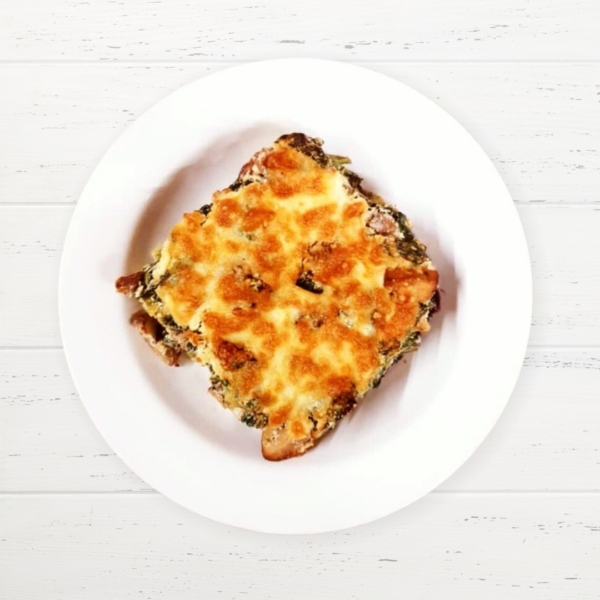 Lasagne van ricotta, spinazie & kip!