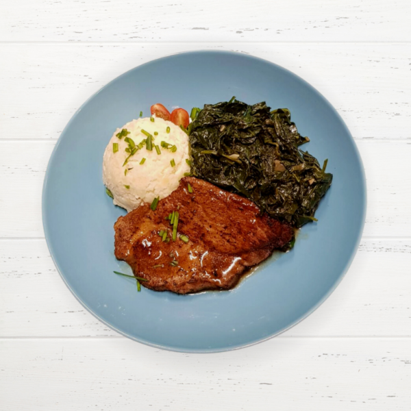 Houthakkers Steak met gebakken spinazie!