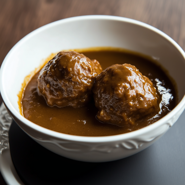 2 Grote Gehaktballen met Jus