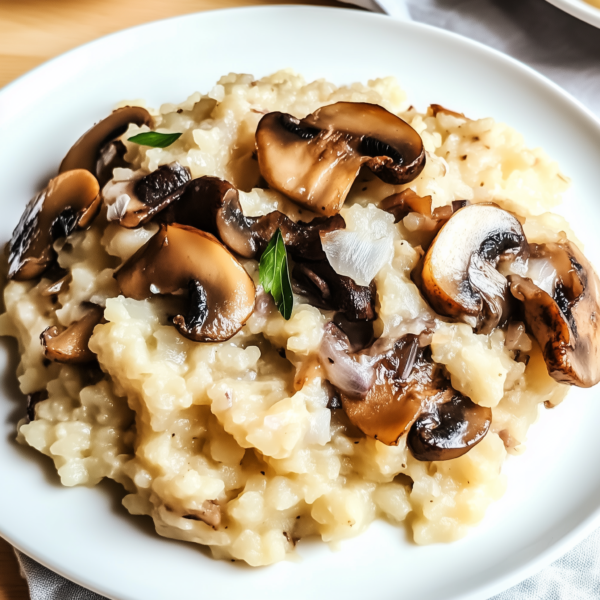 Paddenstoelen BloemkoolRisotto! (Koolhydraatarm & vega)