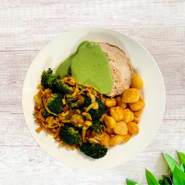 Kiprollade met gebakken broccoli!