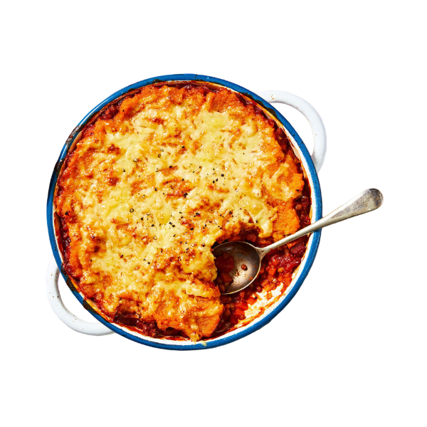 Ovenschotel pompoenpuree