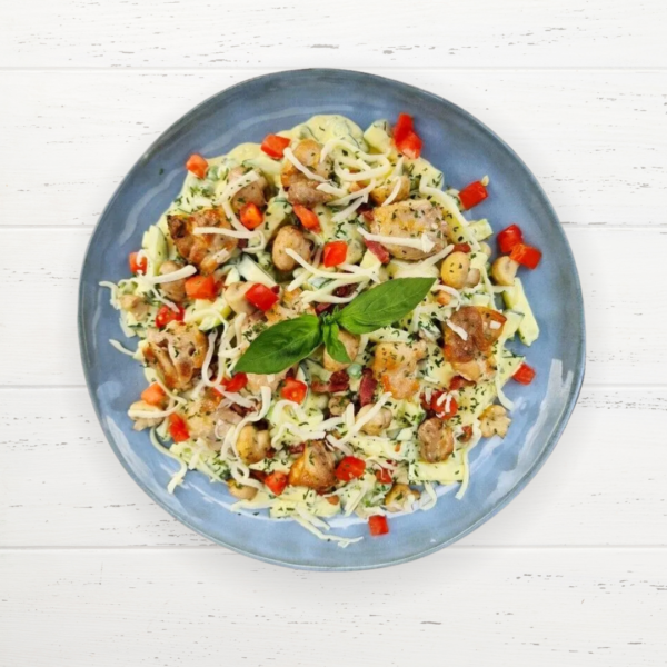 Courgettine carbonara! (koolhydraatarm)