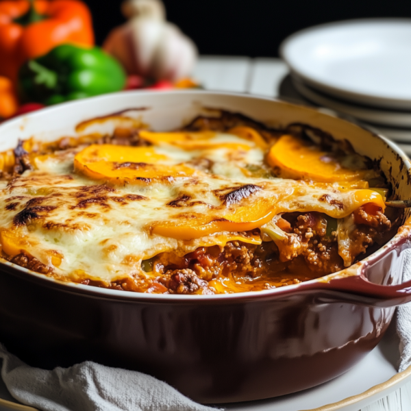 Lasagne van 't Huys met lagen van pompoen(koolhydraatarm)