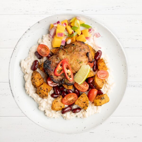 Tip!: kip met mango & zoete aardappel!