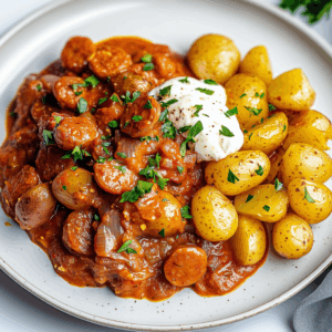 Nieuw: BBQ aardappels met chorizo & mozarella
