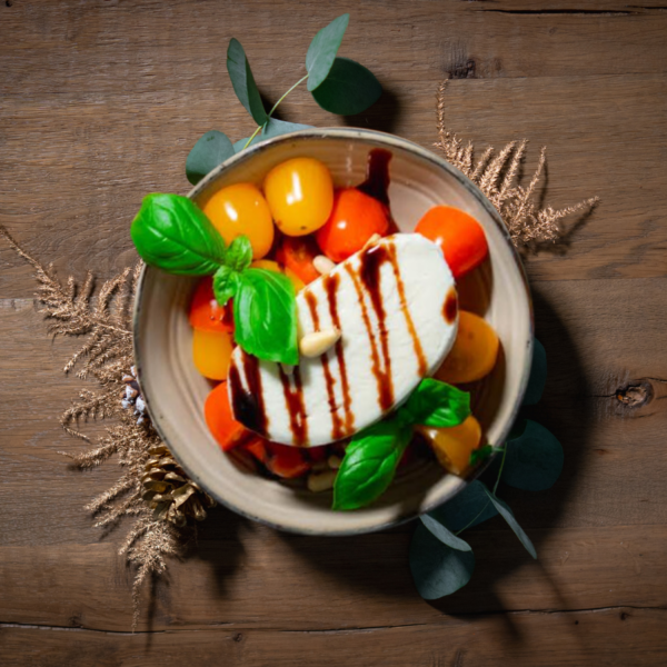 Kerst voorgerecht: Caprese met buffelmozzarella
