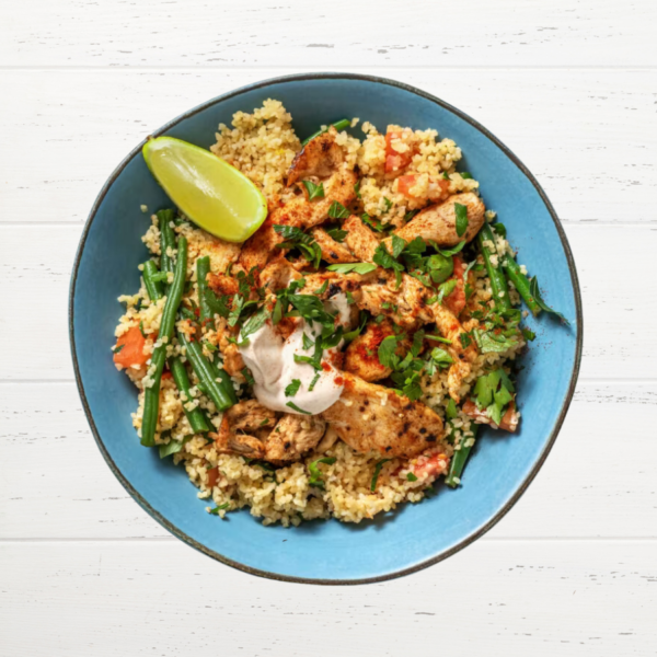 Kipshoarma met groente & yoghurtdressing! (koolhydraatarm)