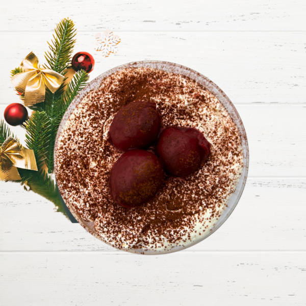 Kerst nagerecht: Tiramisu van kersen en amandel!