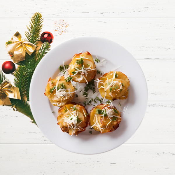 Kerst: Aardappelgratin taartjes