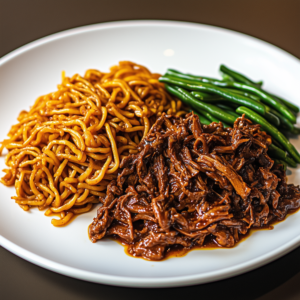 Bami Goreng met Rendang