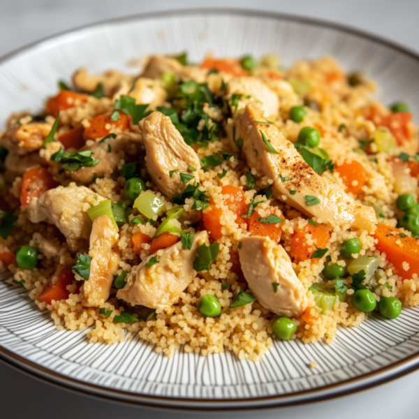 Couscous met ras el Hanout en kip
