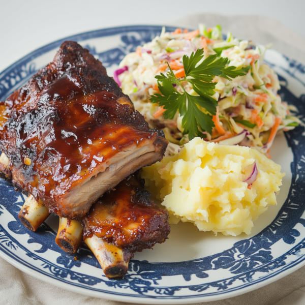 Malse spareribs met Langedijker koolsalade