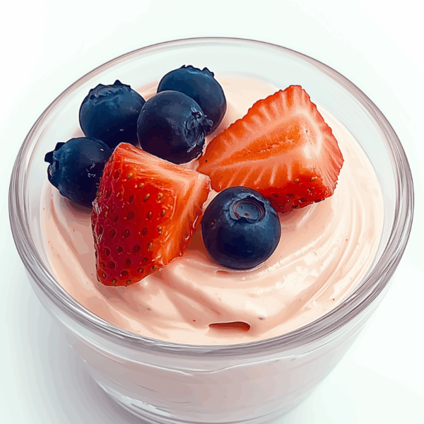 Aardbeien mousse toetje!