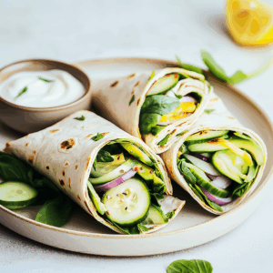 Nieuw: Wrap met avocado en paksoi (vega)