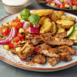 Nieuw: Shoarma met salsasalade